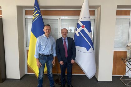 Среща на генералния консул на Република България в гр. Одеса г-н Светослав Иванов с директора на украинското държавно дружество „Одески морски търговски порт“ г-н Олексий Мясковский
